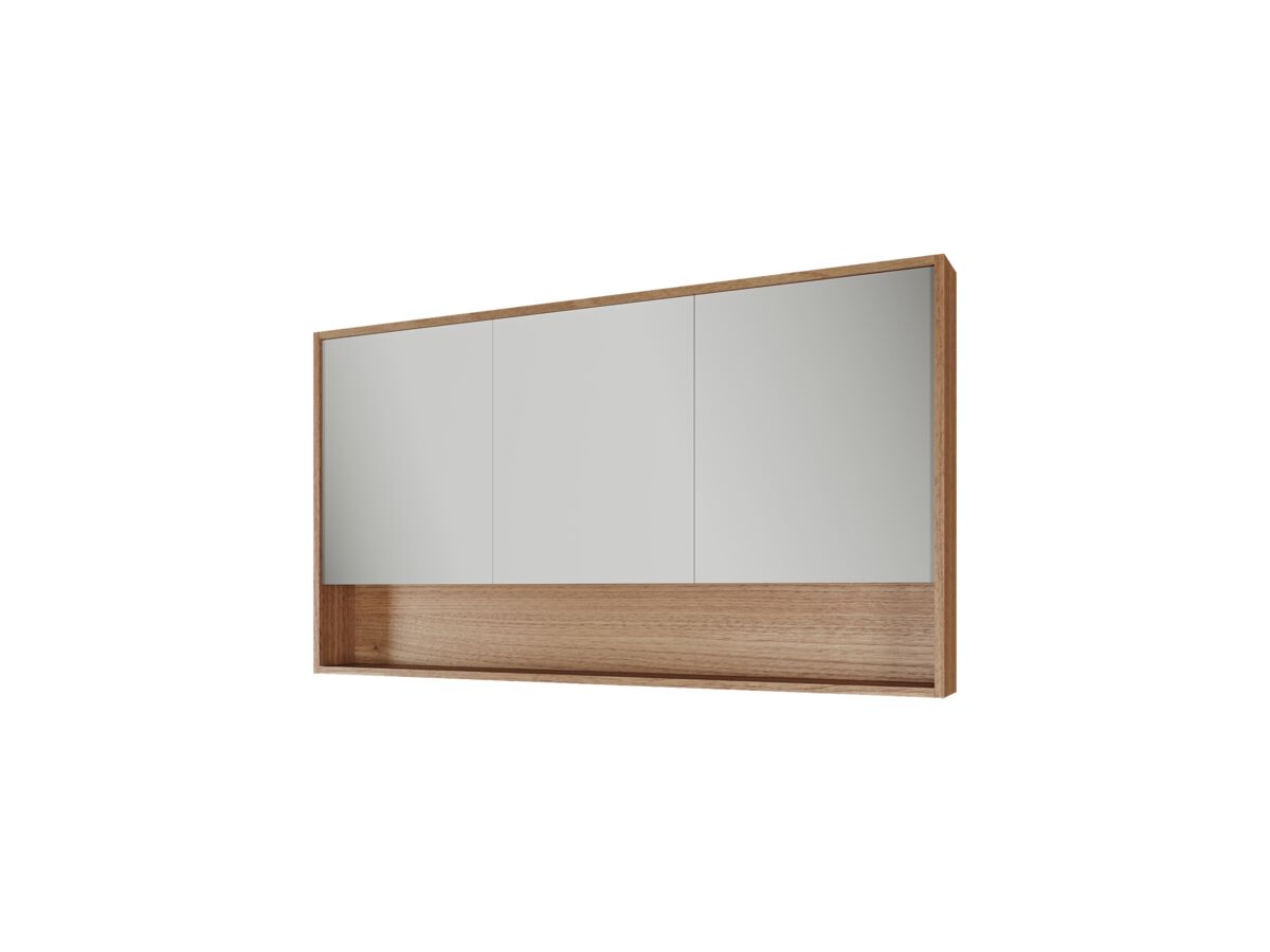 reece Kado Aspect 1500mm Mirror Cabinet Three Doors with Shelf and Surround View