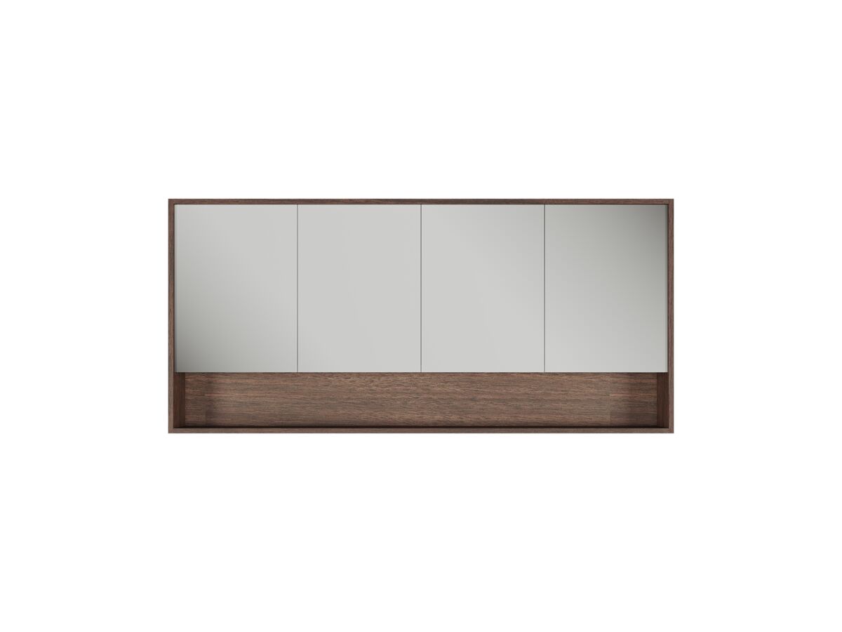 Reece Kado Aspect 1800mm Mirror Cabinet Four Doors With Shelf And Surround View