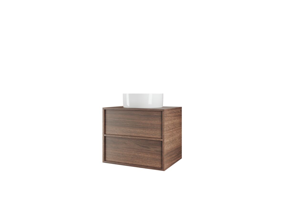 Reece Kado Aspect 600mm Wall Hung Vanity Unit Timber Top