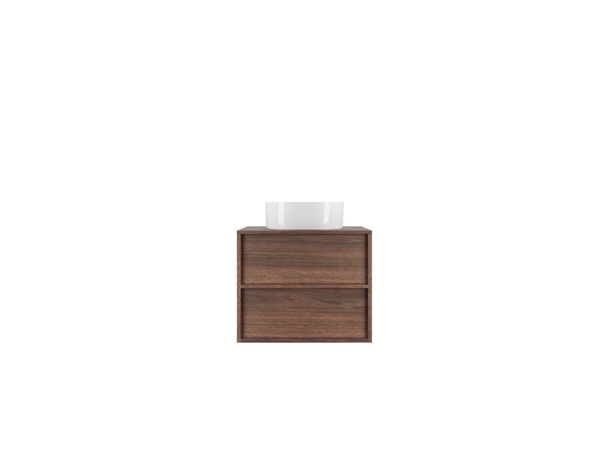 reece Kado Aspect 600mm Wall Hung Vanity Unit Timber Top