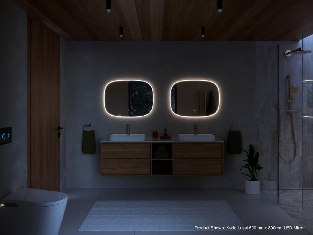 Reece Kado Aspect 600mm X 1200mm Rectangle LED Mirror