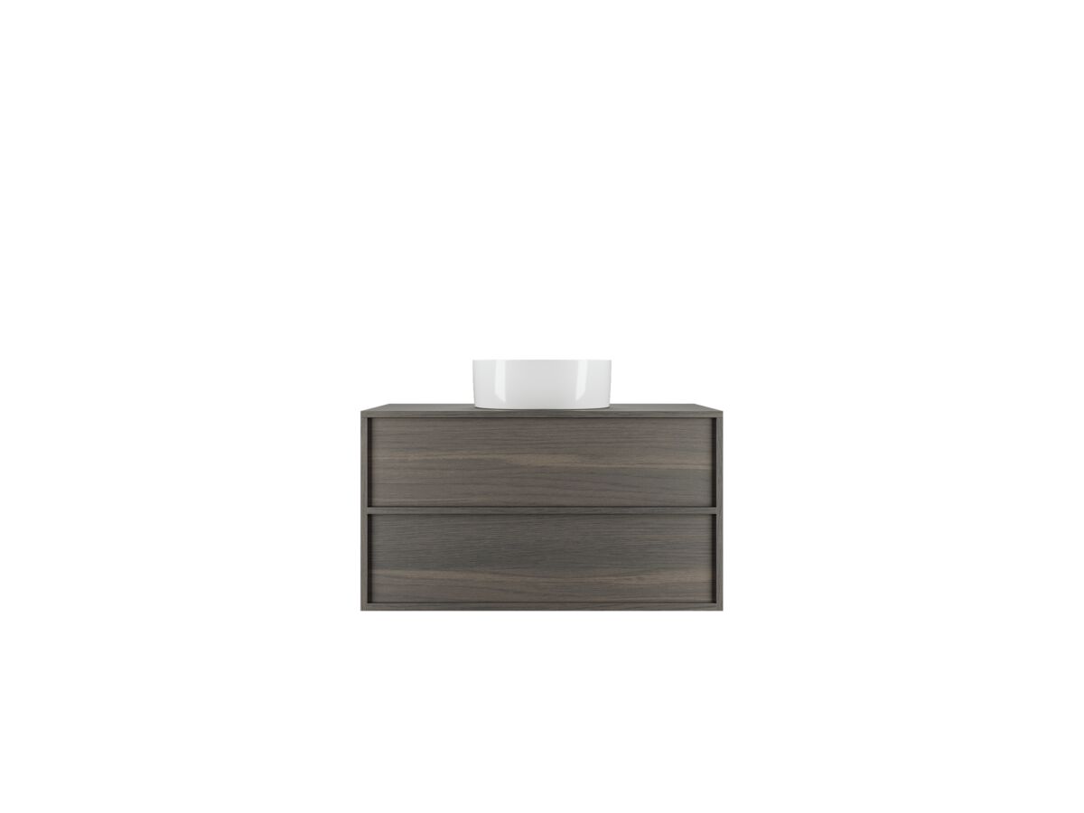 Reece Kado Aspect 900mm Wall Hung Vanity Unit Timber Top