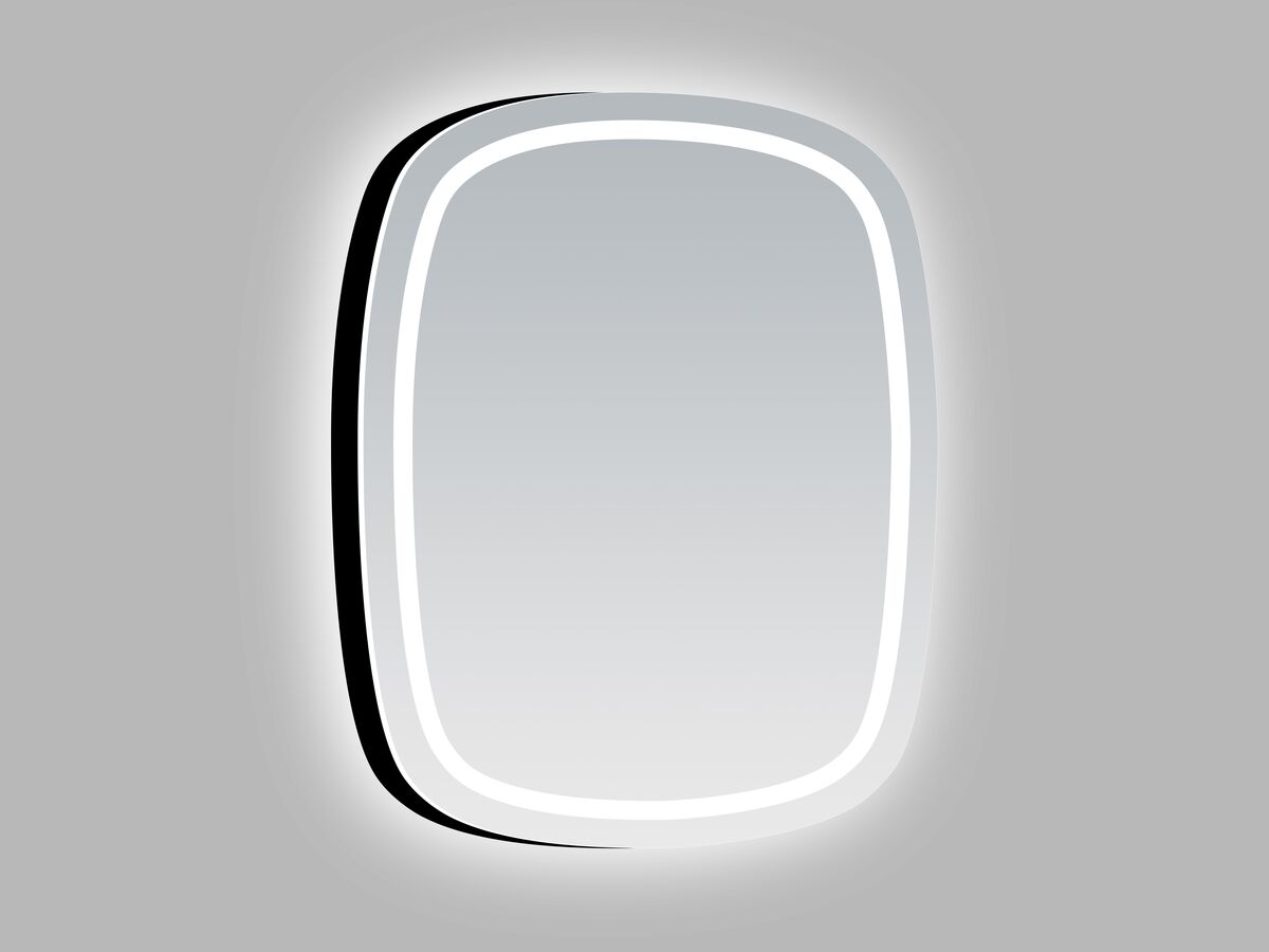Reece Kado Aspect Soft Rectangle Veil LED Mirror 800mm X 600mm