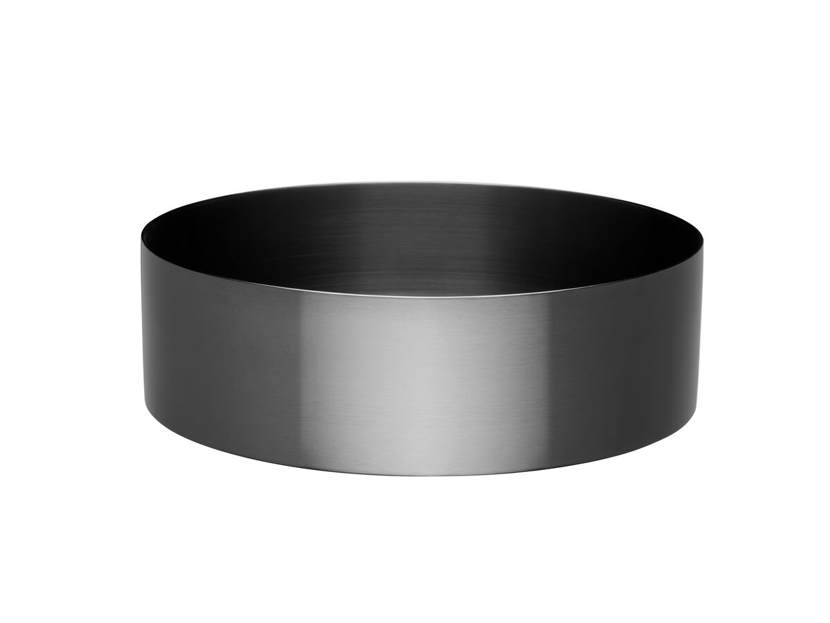 Reece Kado Aspect Stainless Steel Basin Round 400mm With Plug & Waste Brushed Gunmetal
