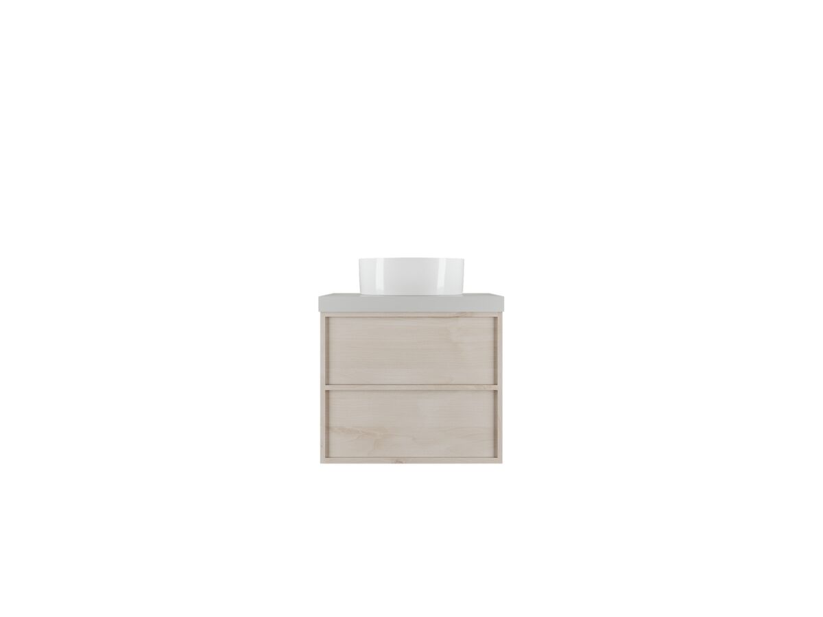 reece Kado Aspect Wall Hung Vanity Unit 600mm 2 Drawer Corian 50mm Top