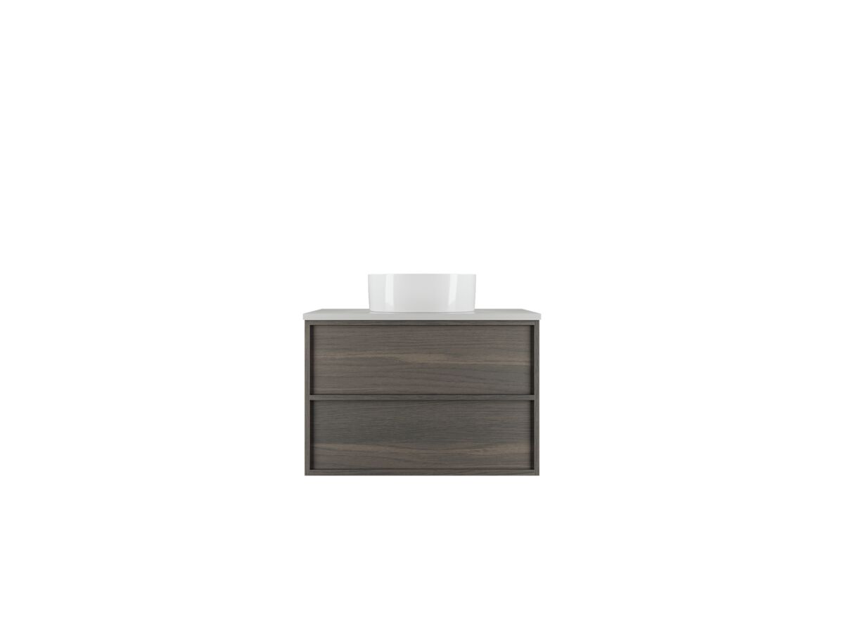 Reece Kado Aspect Wall Hung Vanity Unit 750mm 2 Drawer Corian 20mm Top