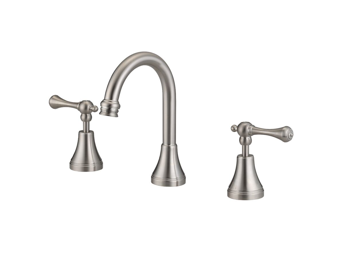 reece Kado Era Basin Set Fixed Lever Handle Brushed Nickel (5 Star)