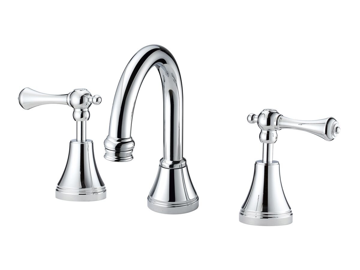 reece Kado Era Basin Set Swivel Lever Handle Chrome (5 Star)