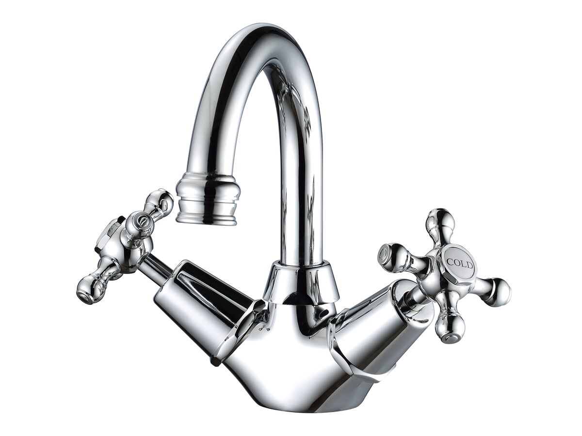 reece Kado Era Basin Twinner Cross Handles Chrome (5 Star)