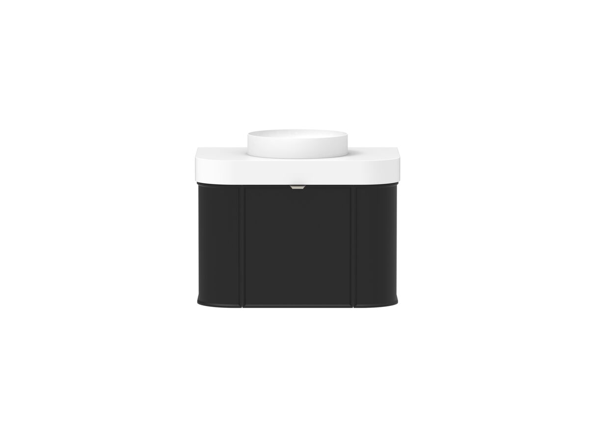 reece Kado Era Double Curve All Door 750mm Wall Hung Vanity Centre Basin 90mm Durasein Top