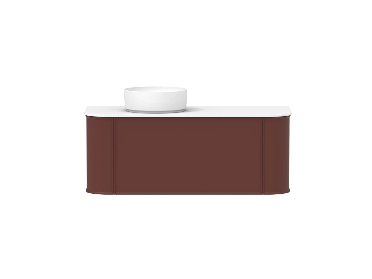 reece Kado Era Double Curve All Drawer 1200mm Wall Hung Vanity with Left Hand Basin 12mm Durasein Top