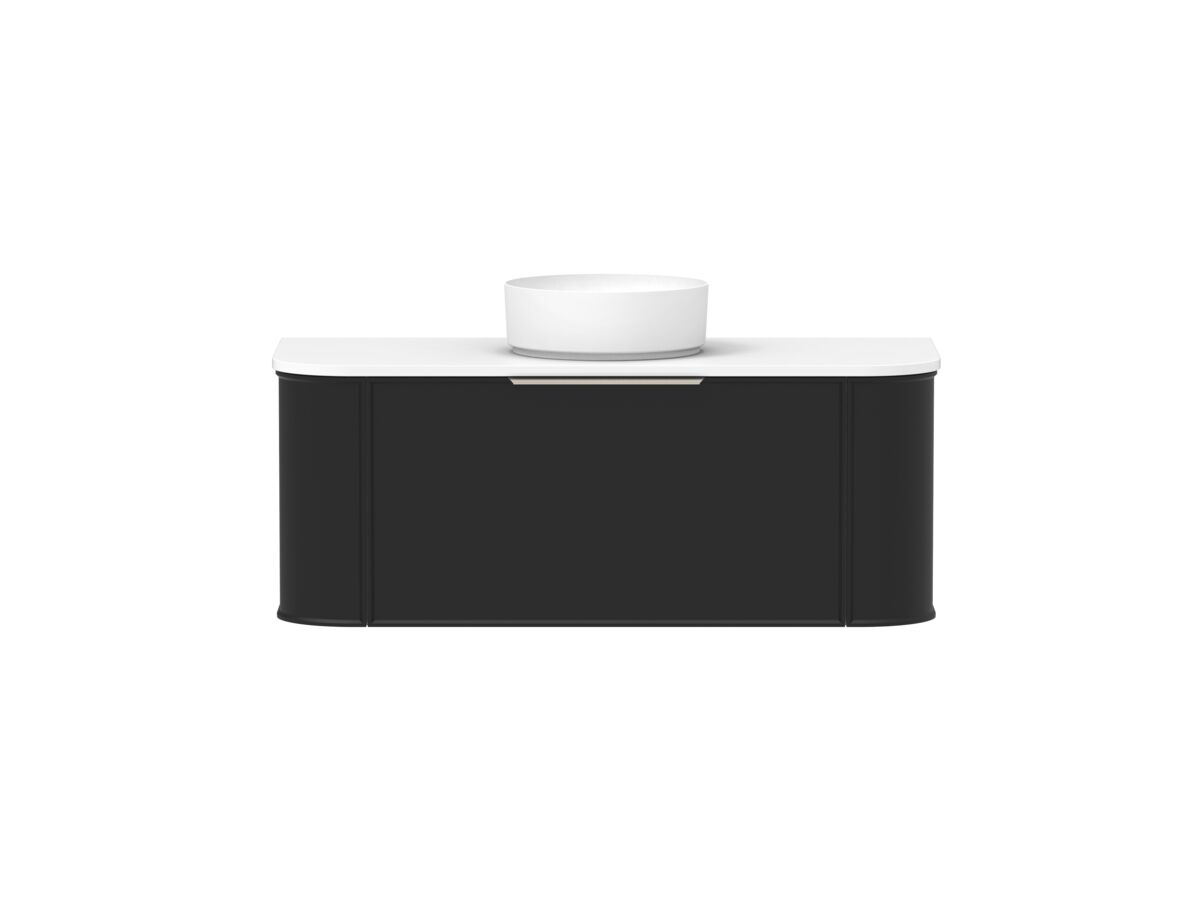 reece Kado Era Double Curve All Drawer 1200mm Wall Hung Vanity with Centre Basin 20mm Caesarstone Mineral Top reece Kado Era Double Curve All Drawer 1200mm Wall Hung Vanity with Centre Basin 20mm Caesarstone Mineral Top