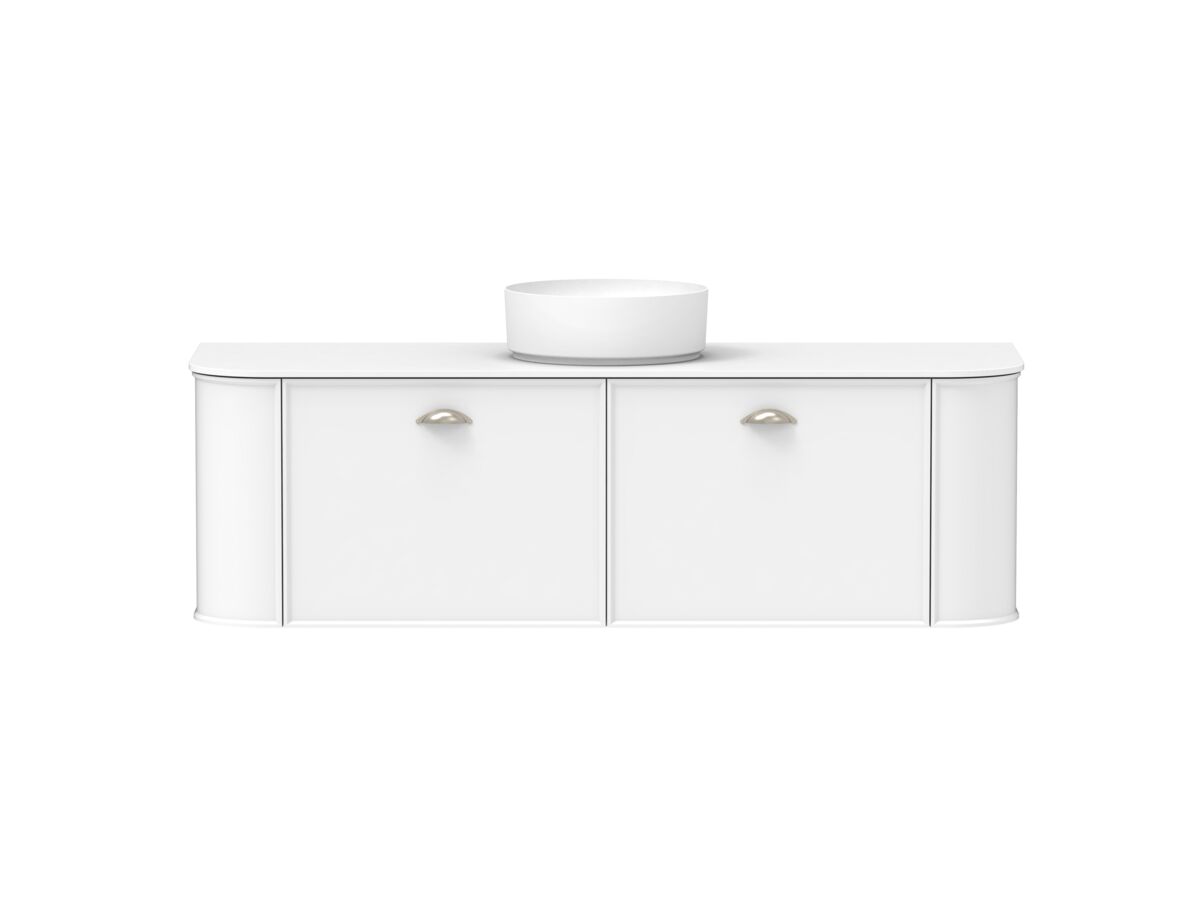 reece Kado Era Double Curve All Drawer 1500mm Wall Hung Vanity with Centre Basin 12mm Durasein Top