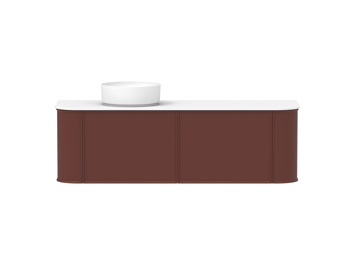 reece Kado Era Double Curve All Drawer 1500mm Wall Hung Vanity with Left Hand Basin 12mm Durasein Top