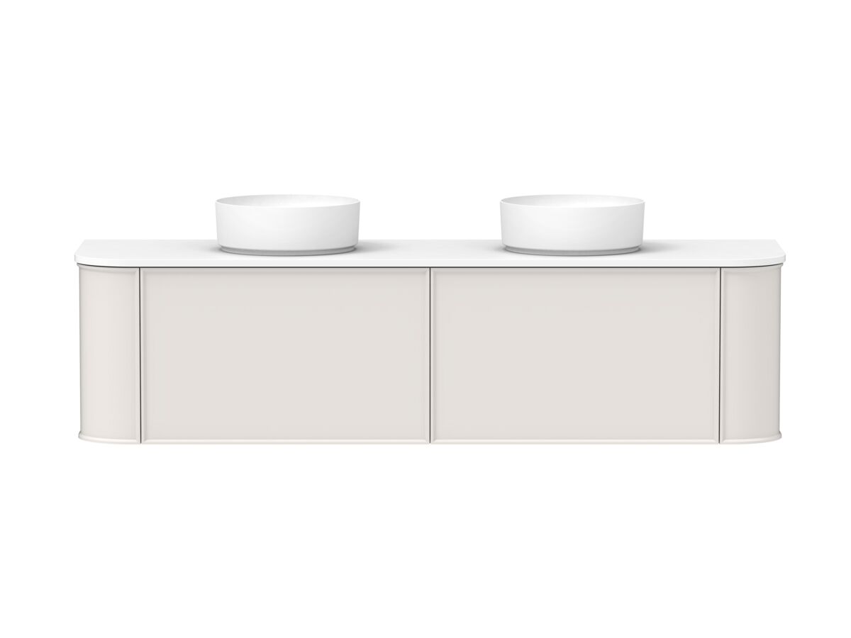 reece Kado Era Double Curve All Drawer 1800mm Wall Hung Vanity with Double Basin 20mm Cherry Pie Top reece Kado Era Double Curve All Drawer 1800mm Wall Hung Vanity with Double Basin 20mm Cherry Pie Top