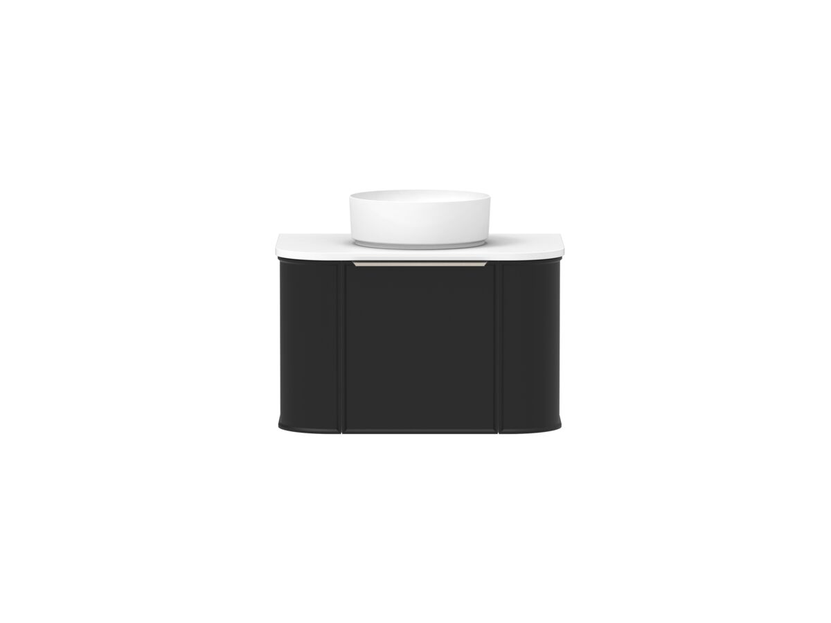 reece Kado Era Double Curve All Drawer 750mm Wall Hung Vanity with Centre Basin 20mm Cherry Pie Top