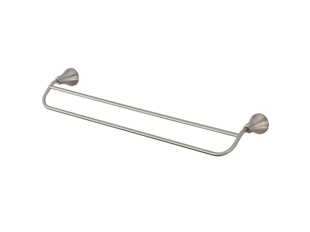reece Kado Era Double Towel Rail 600mm Brushed Nickel