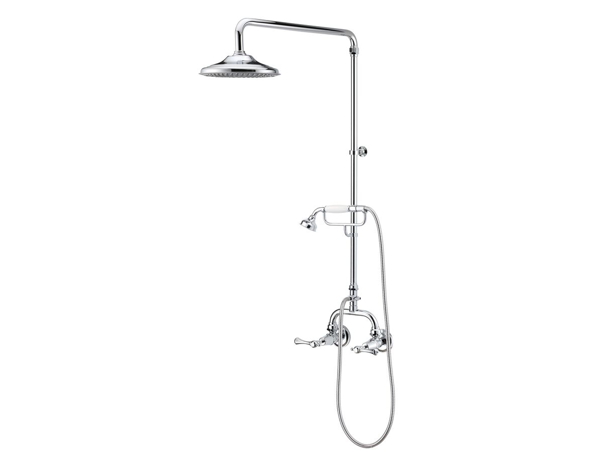 reece Kado Era Exposed Twin Telephone Shower Set Lever Handle Chrome (3 Star)