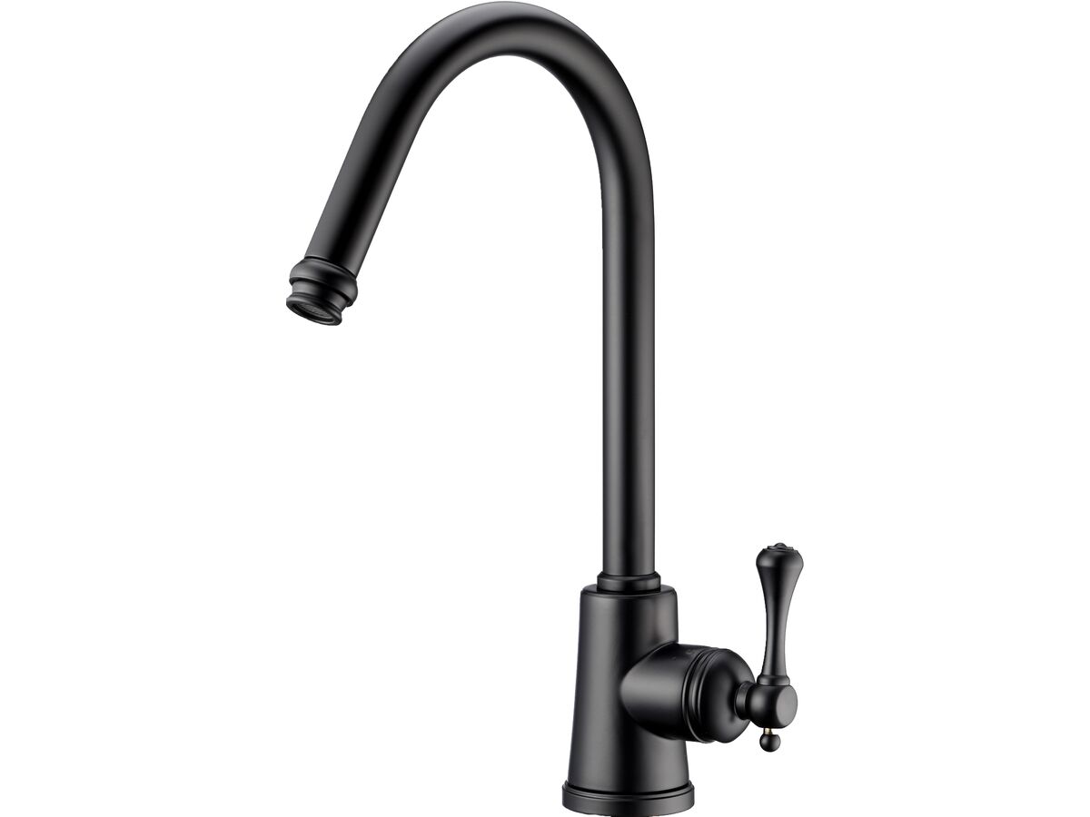 reece Kado Era Pull Out Sink Mixer Large Matte Black (5 Star)
