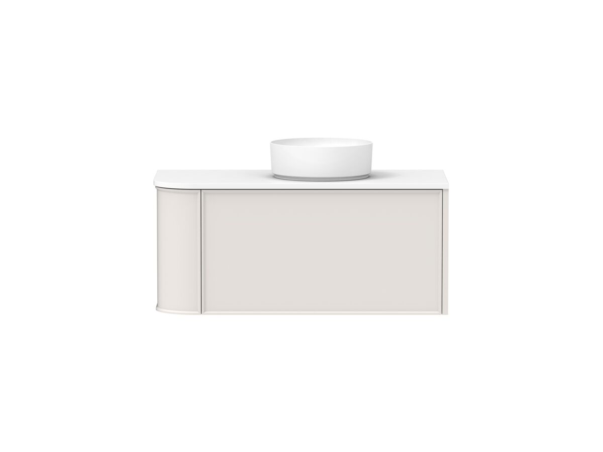 reece Kado Era Single Curve All Drawer 1050mm Wall Hung Vanity with Centre Basin 20mm Cherry Pie Top reece Kado Era Single Curve All Drawer 1050mm Wall Hung Vanity with Centre Basin 20mm Cherry Pie Top