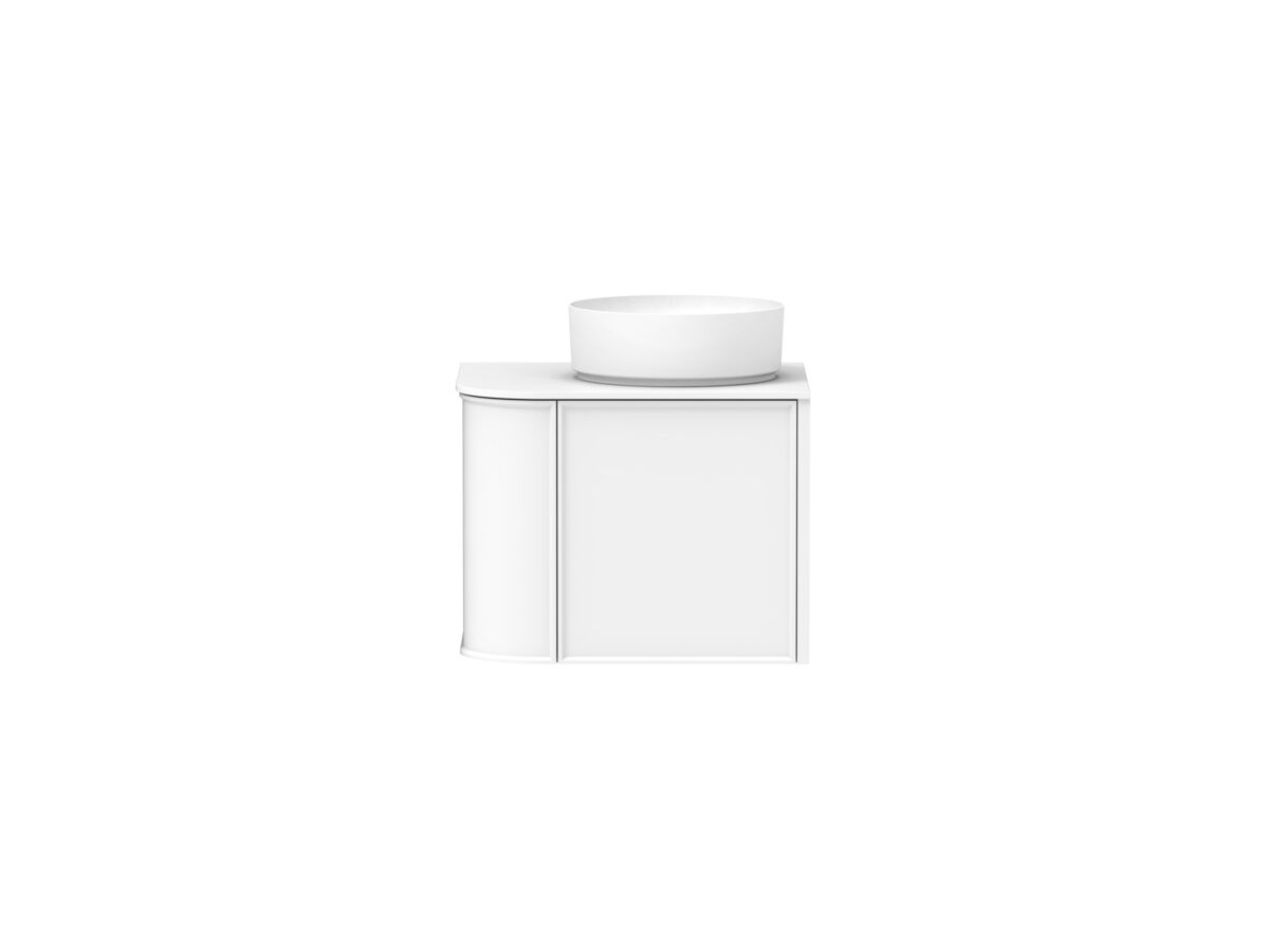 reece Kado Era Single Curve All Drawer 600mm Wall Hung Vanity with Centre Basin 12mm Durasein Top