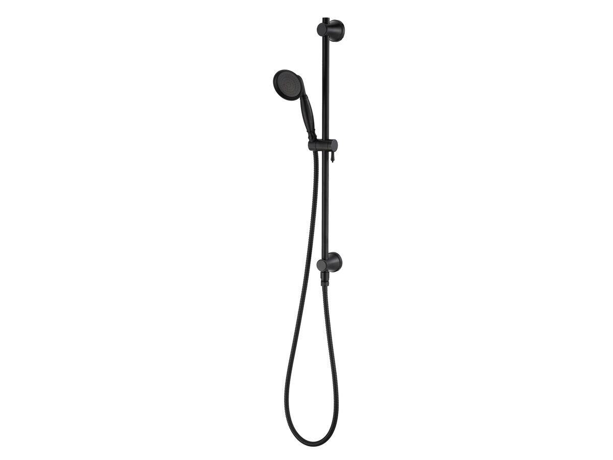 reece Kado Era Single Rail Shower with Top Rail Water Inlet Matte Black (4 Star)