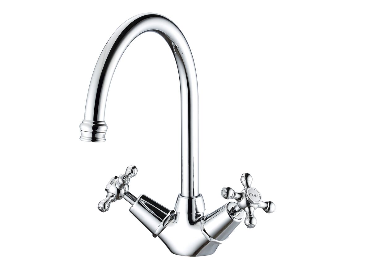 reece Kado Era Sink Twinner Small Cross Handles Chrome (5 Star)