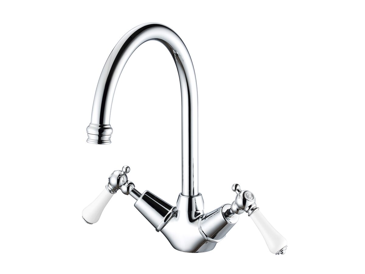 reece Kado Era Sink Twinner Small Lever Porcelain Handle Chrome (5 Star)
