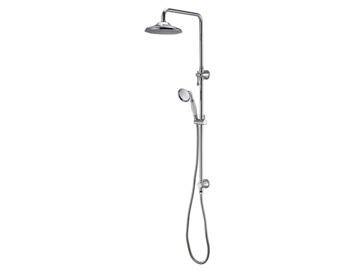 reece Kado Era Twin Rail Shower with Top Rail Water Inlet Lever Handle Chrome (4 Star)
