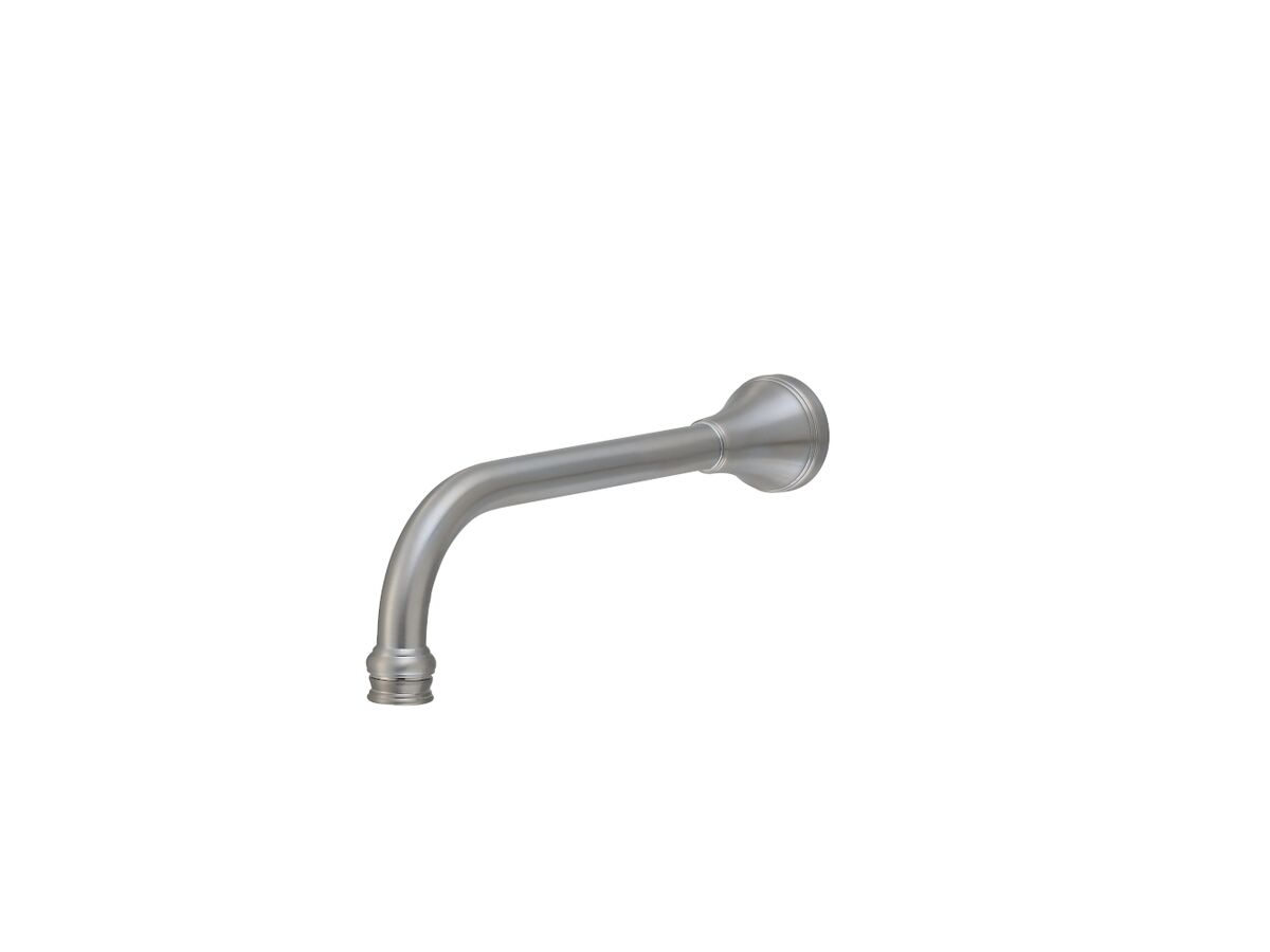 reece Kado Era Wall Bath Outlet 250mm Brushed Nickel