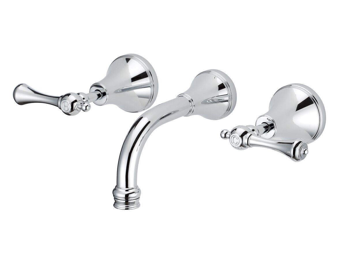 reece Kado Era Wall Bath Set 150mm Lever Handle Chrome