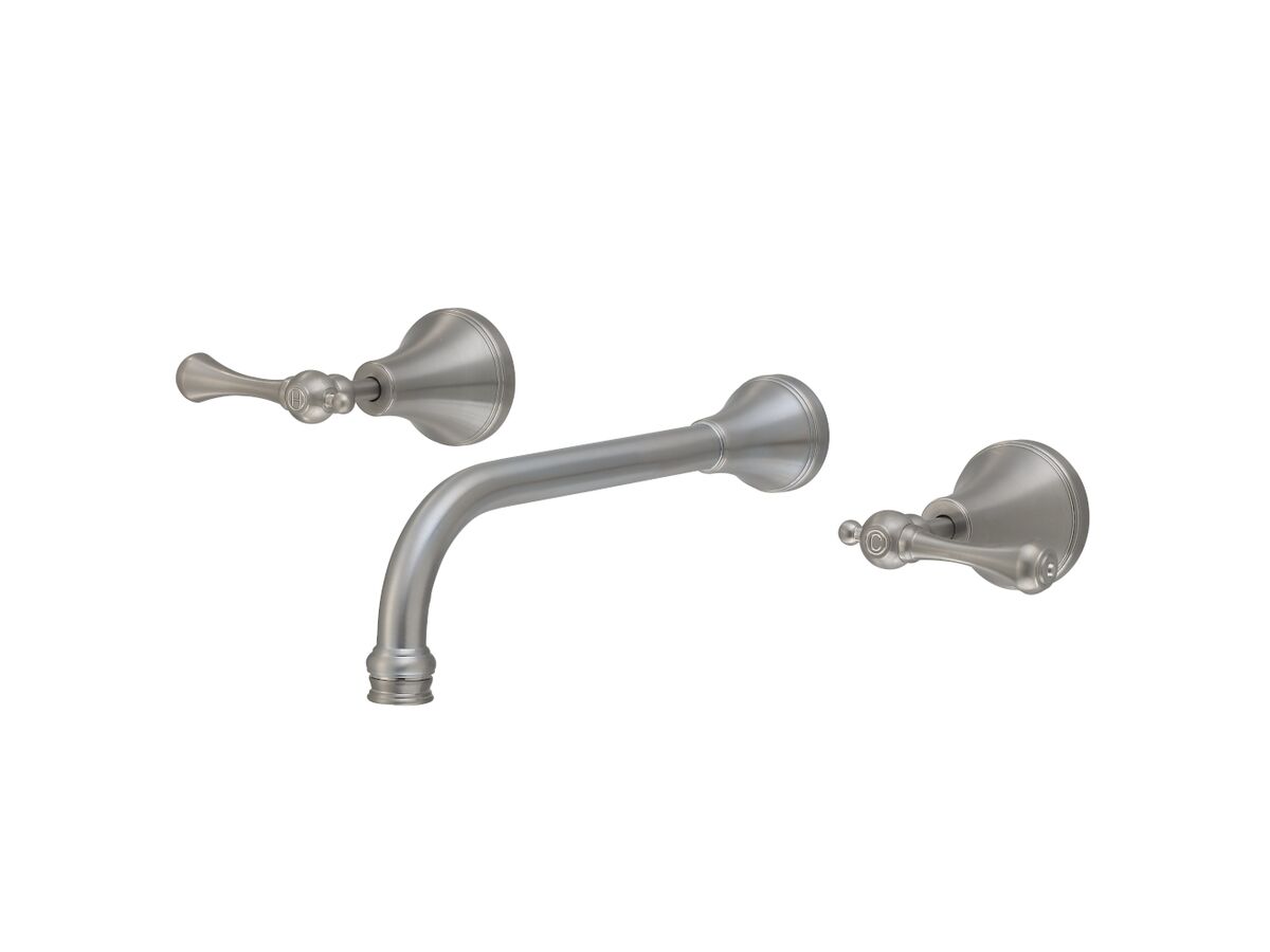 reece Kado Era Wall Bath Set 250mm Lever Handle Brushed Nickel