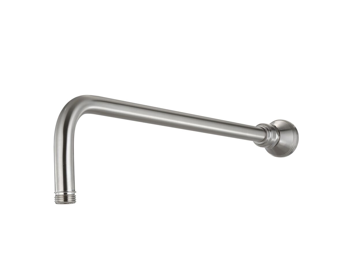reece Kado Era Wall Straight Shower Arm 450mm Brushed Nickel (4 Star)