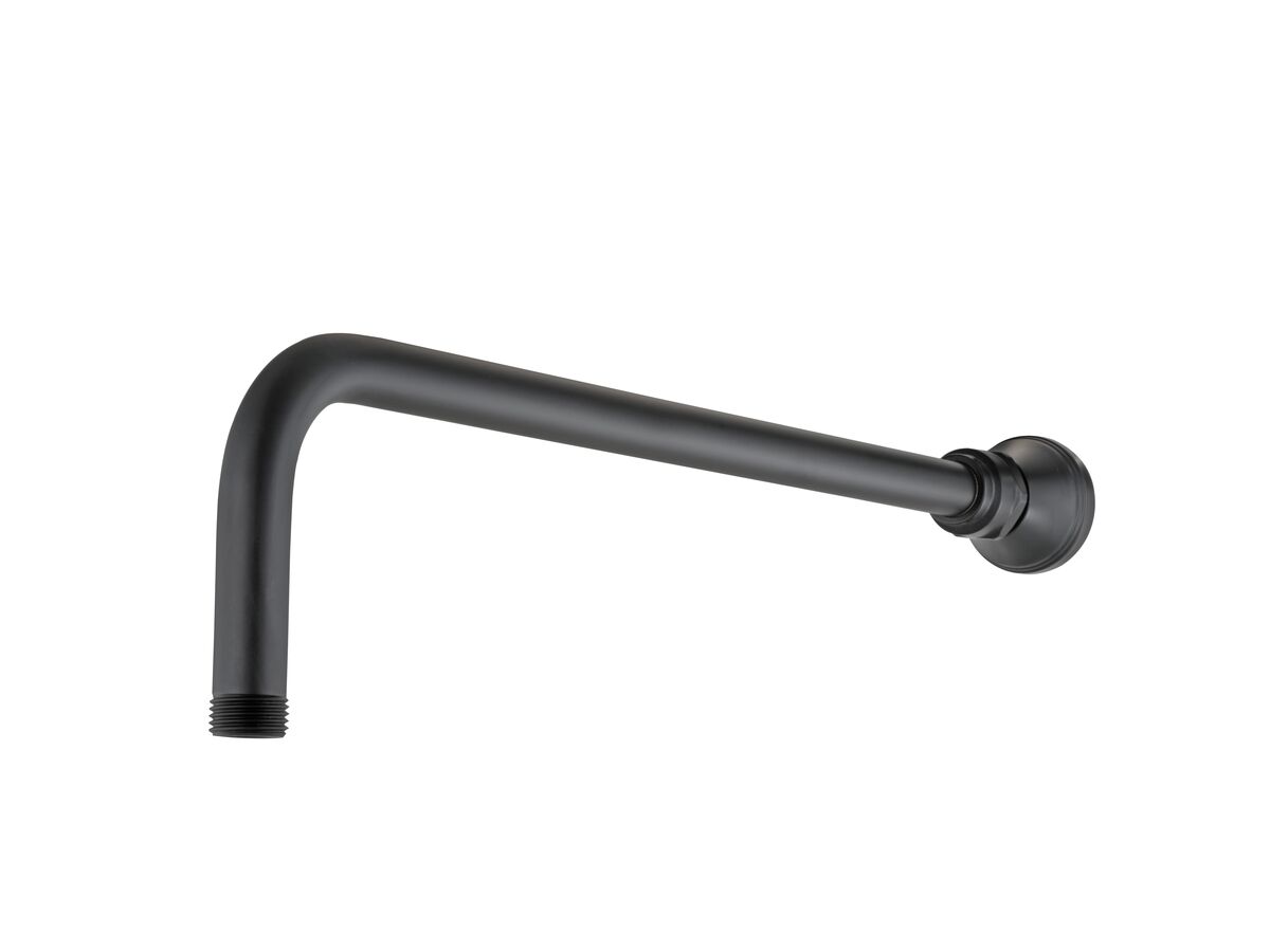 reece Kado Era Wall Straight Shower Arm 450mm Matte Black (4 Star)
