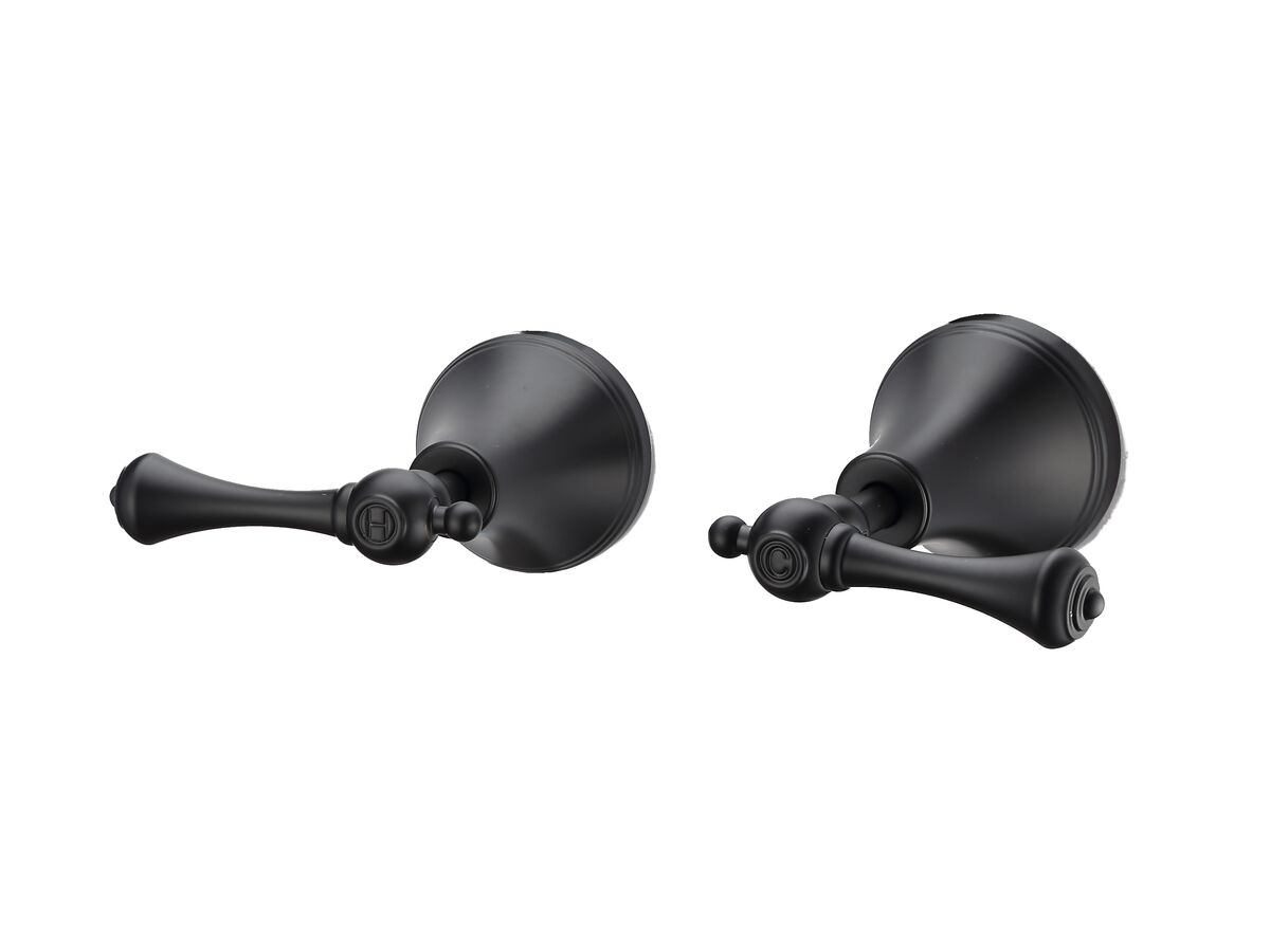 Reece Kado Era Wall Top Assemblies Lever Handle Matte Black