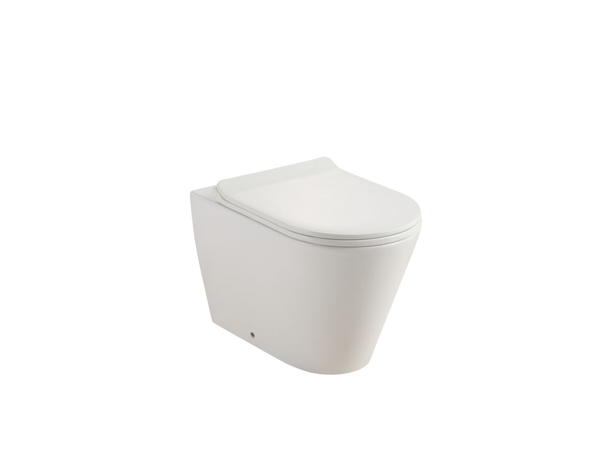 reece Kado Lux Back to Wall Rimless Back to Wall Pan with Thin Soft Close Quick Release Seat (4 Star) reece Kado Lux Back to Wall Rimless Back to Wall Pan with Thin Soft Close Quick Release Seat (4 Star)