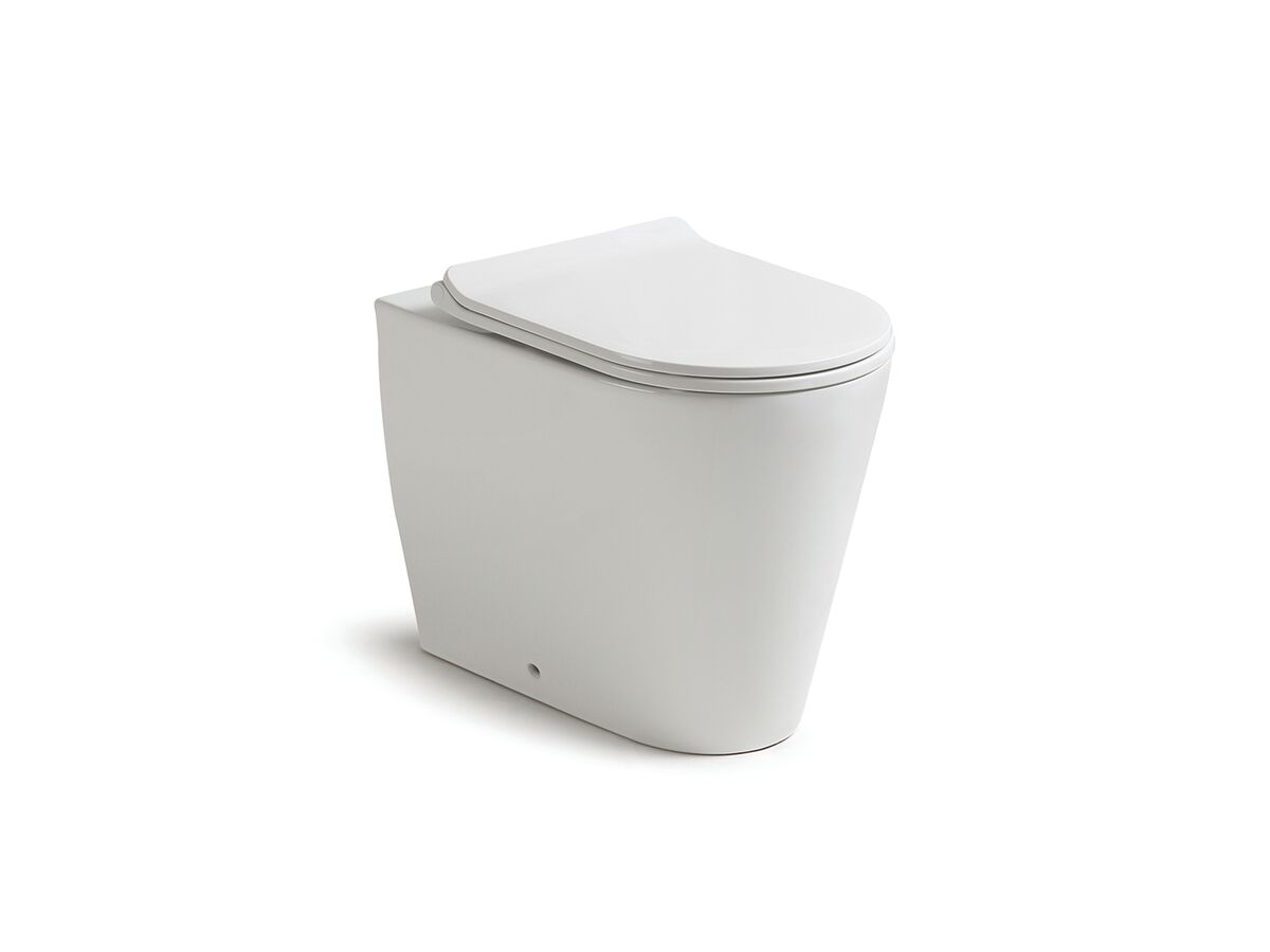 reece Kado Lux Back to Wall Rimless Overheight Back to Wall Pan with Thin Soft Close Quick Release Seat (4 Star) reece Kado Lux Back to Wall Rimless Overheight Back to Wall Pan with Thin Soft Close Quick Release Seat (4 Star)