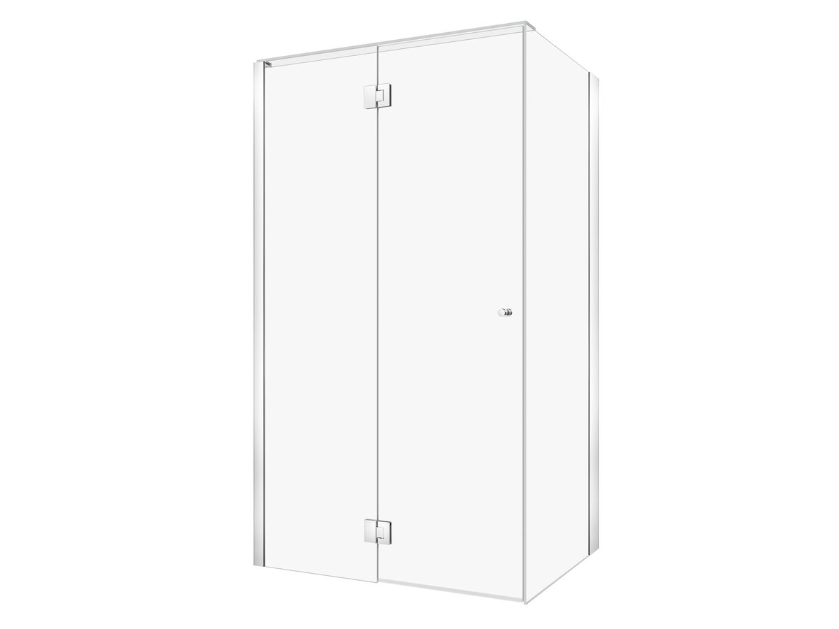 reece Kado Lux Frameless Enclosure with Wall Channel 1200 x 900mm Chrome