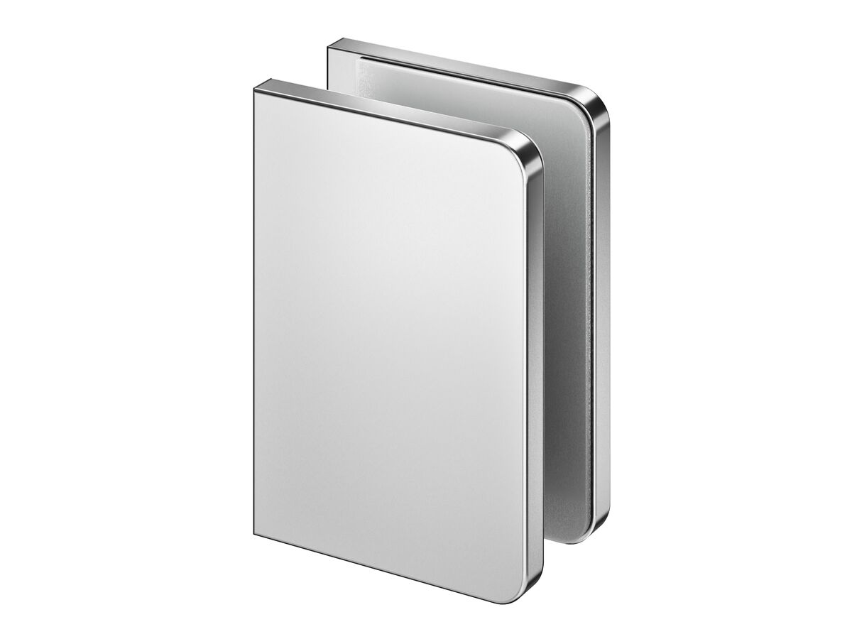 reece Kado Lux Frameless Shower Screen Clips (2) Chrome
