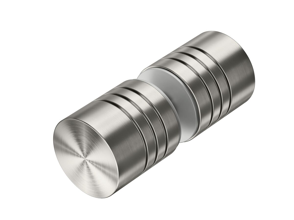 reece Kado Lux Frameless Shower Screen Door Knob Brushed Nickel