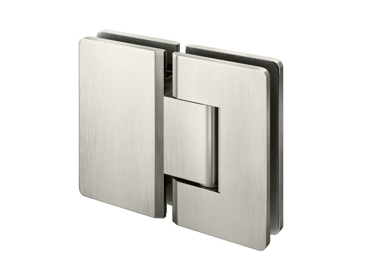 reece Kado Lux Frameless Shower Screen Hinges (2) Brushed Nickel