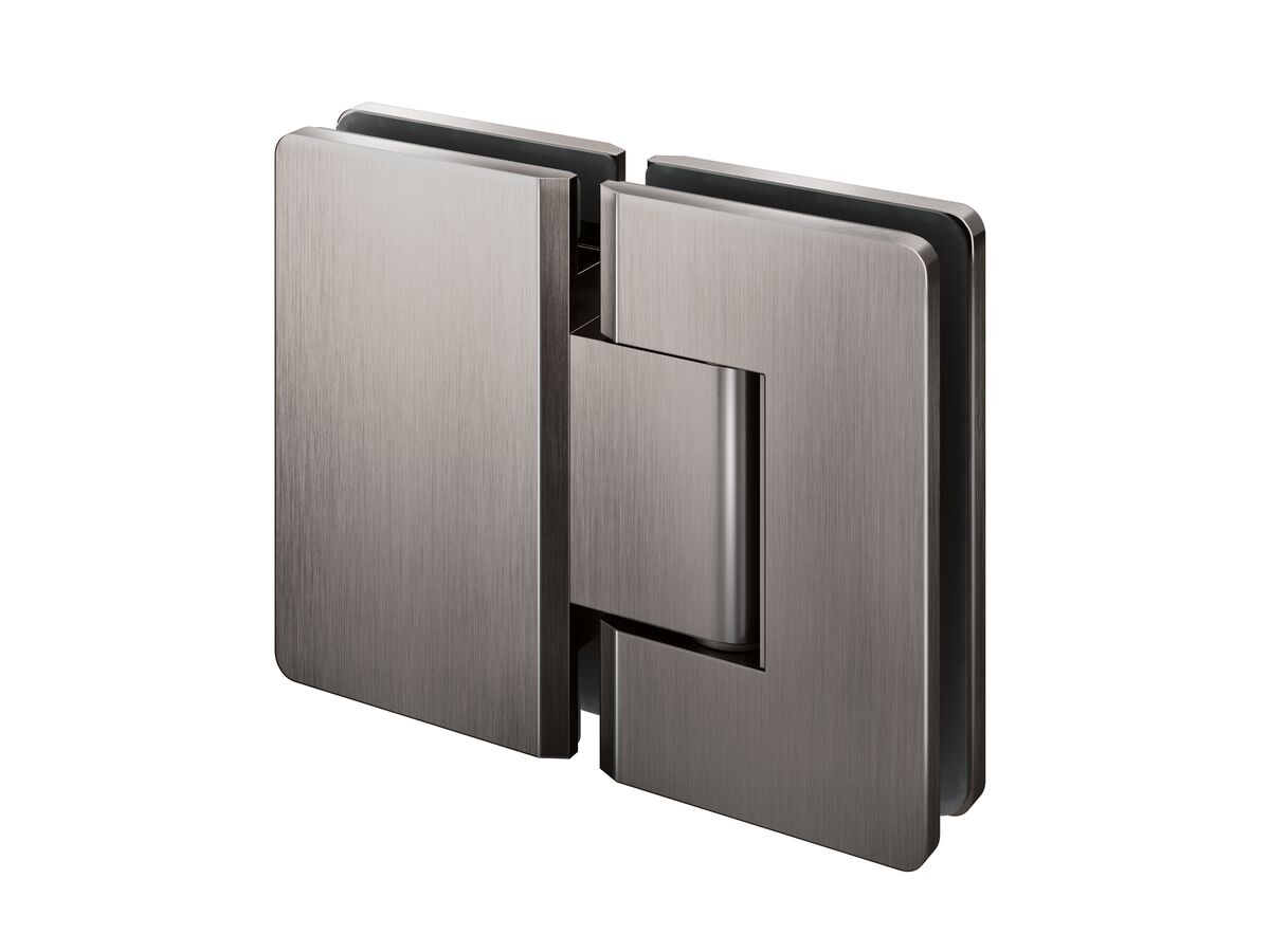 reece Kado Lux Frameless Shower Screen Hinges (2) Brushed Gunmetal