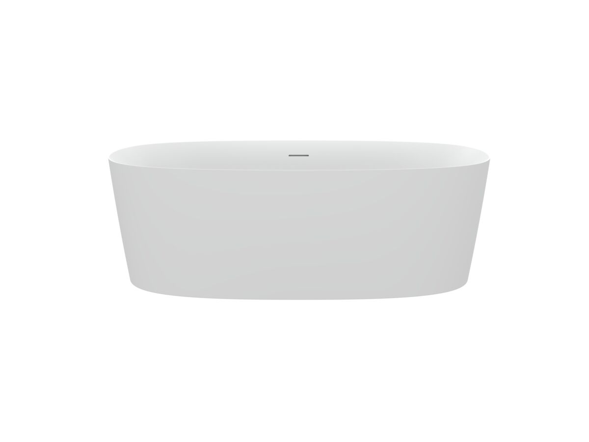 Reece Kado Lux Freestanding Bath 1700mm X 750mm X 580mm With Overflow Matte White