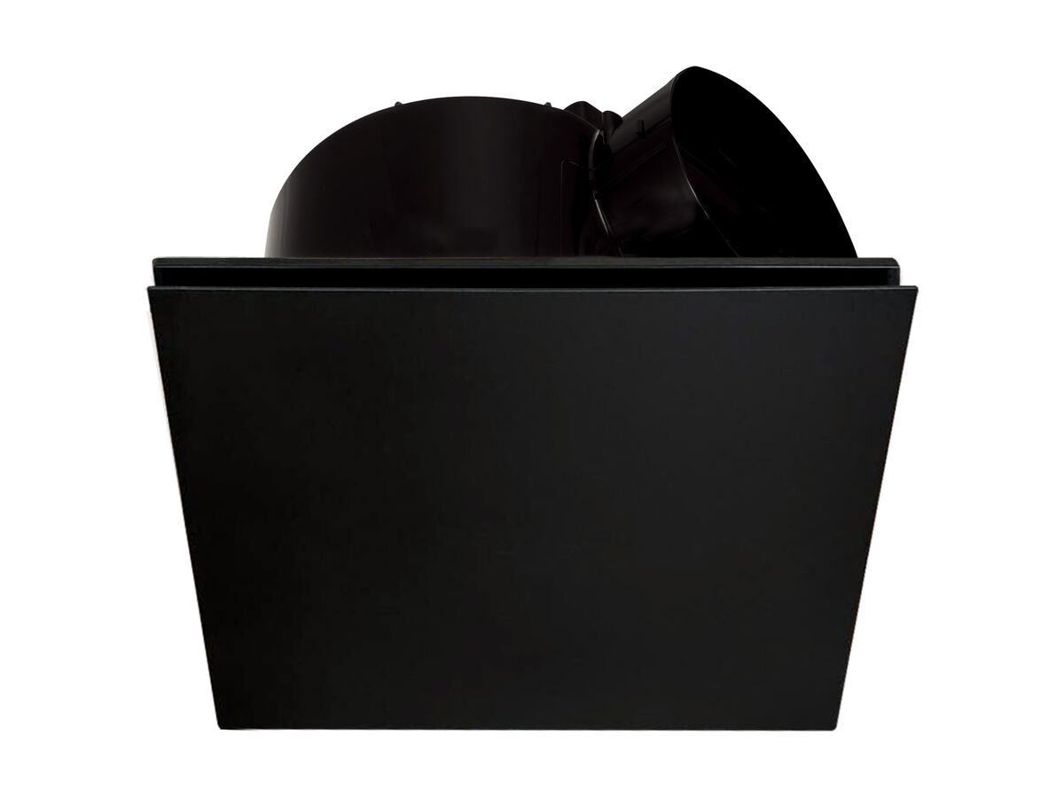 reece Kado Lux HiFlow 200 Exhaust Fan Square Matte Black