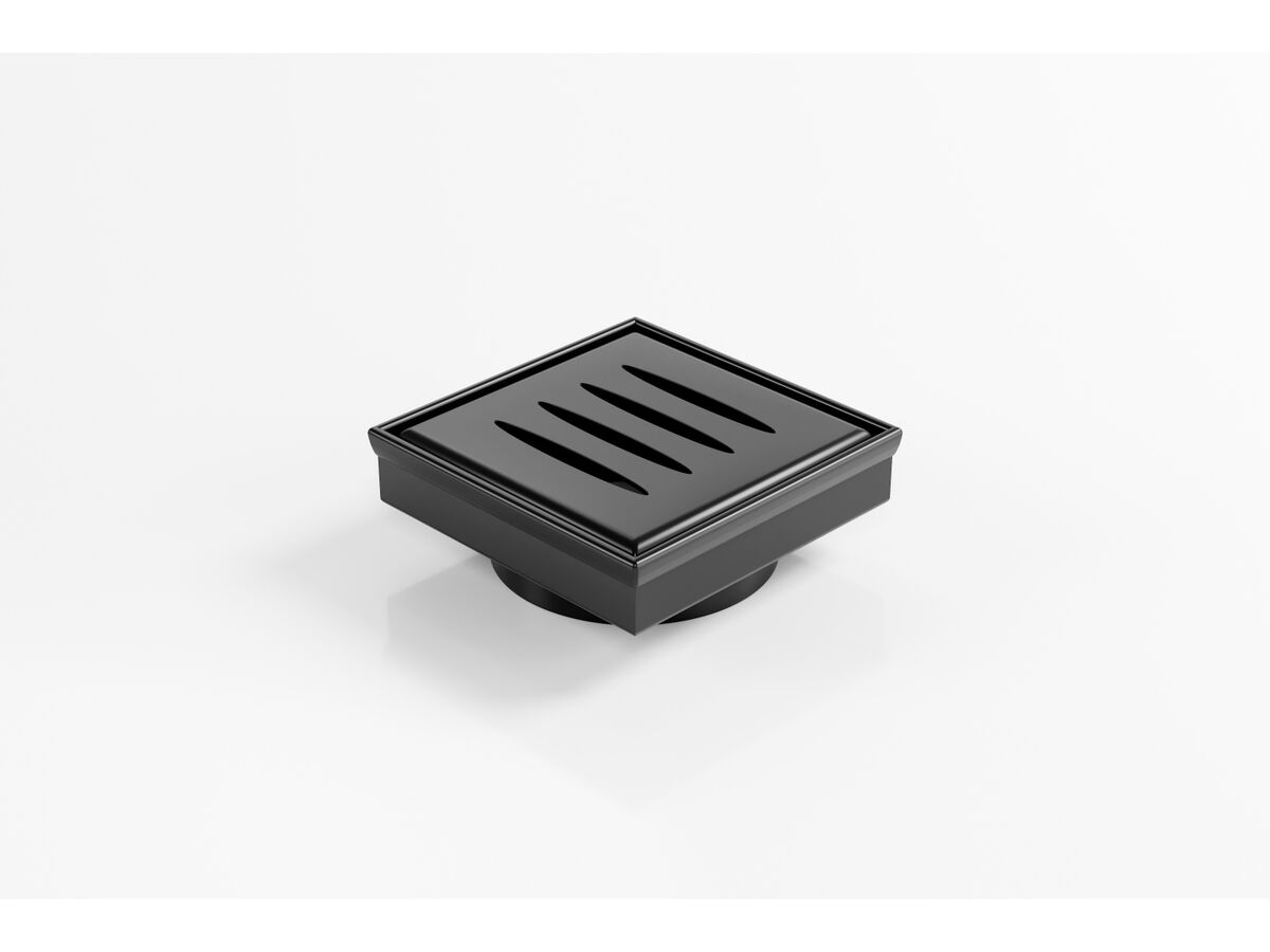 reece Kado Lux Oval Floor Waste 97mm DN80 Matte Black
