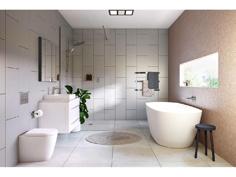 Reece Kado Lux Oval Freestanding Bath 1750mm X 800mm X 600mm White