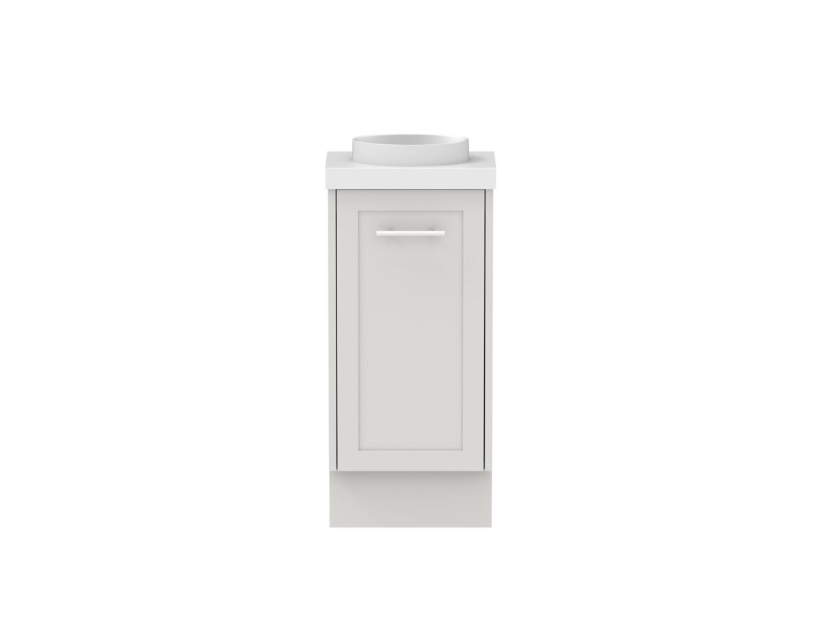 reece Kado Lux Petite 400mm Floor Mounted Vanity Centre Basin 50mm Cherry Pie Top (Basin Included) reece Kado Lux Petite 400mm Floor Mounted Vanity Centre Basin 50mm Cherry Pie Top (Basin Included)