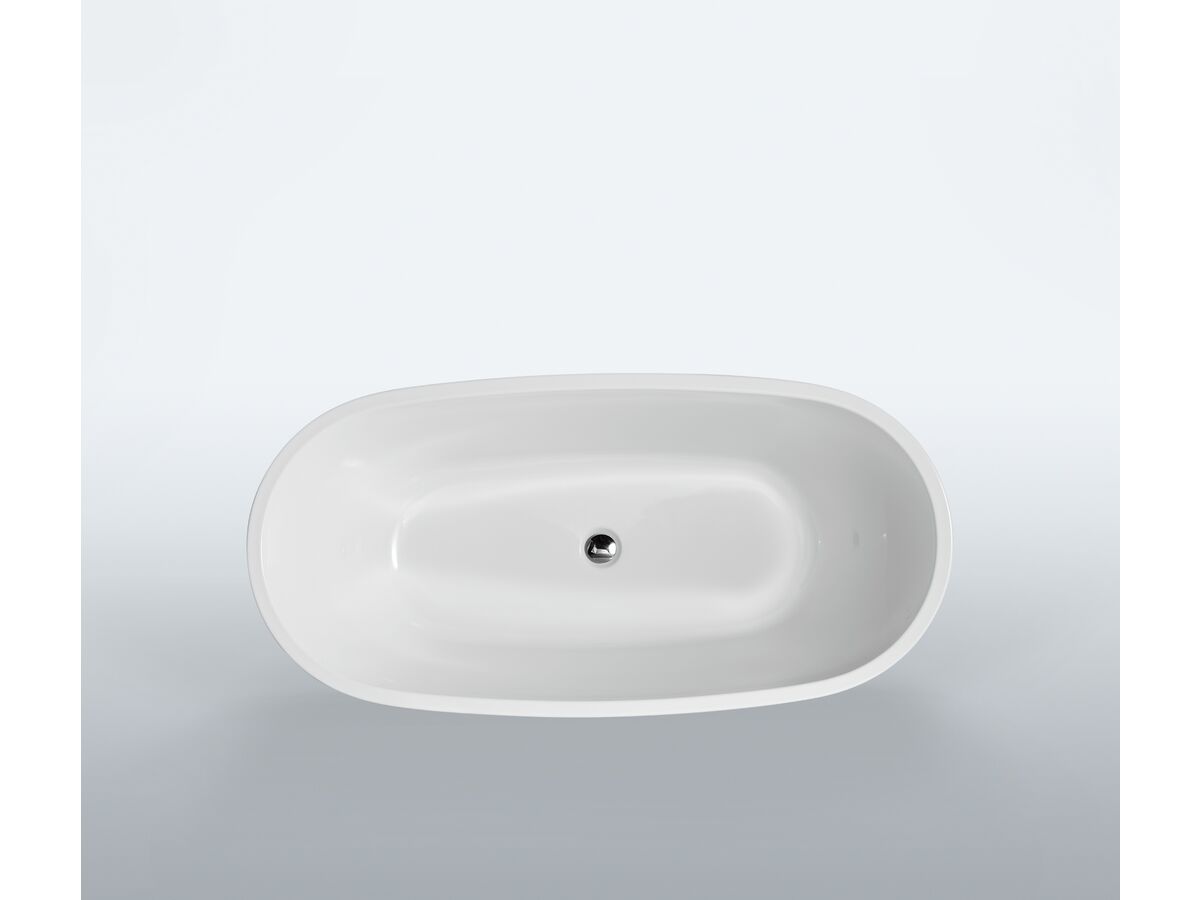 Reece Kado Lux Petite Freestanding Bath 1500mm White