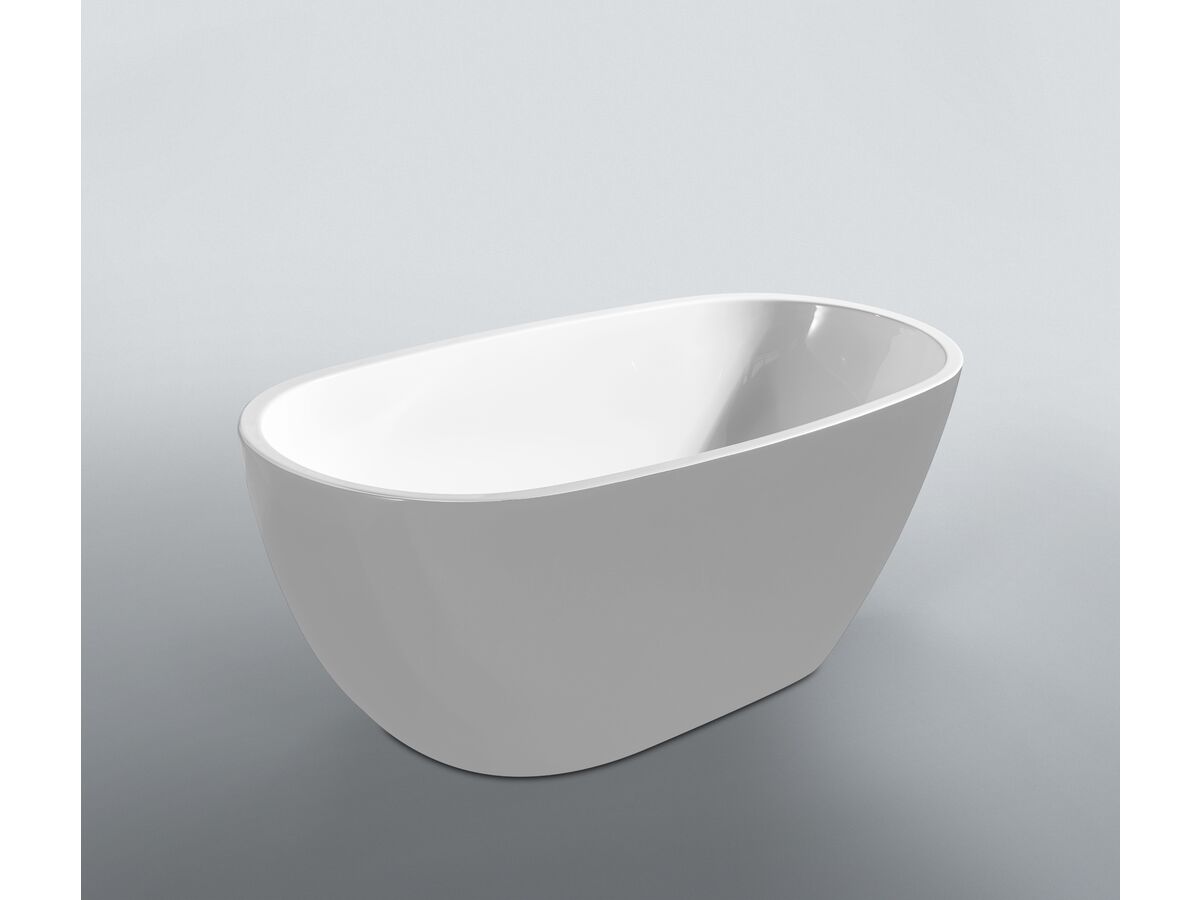 Reece Kado Lux Petite Freestanding Bath 1500mm White