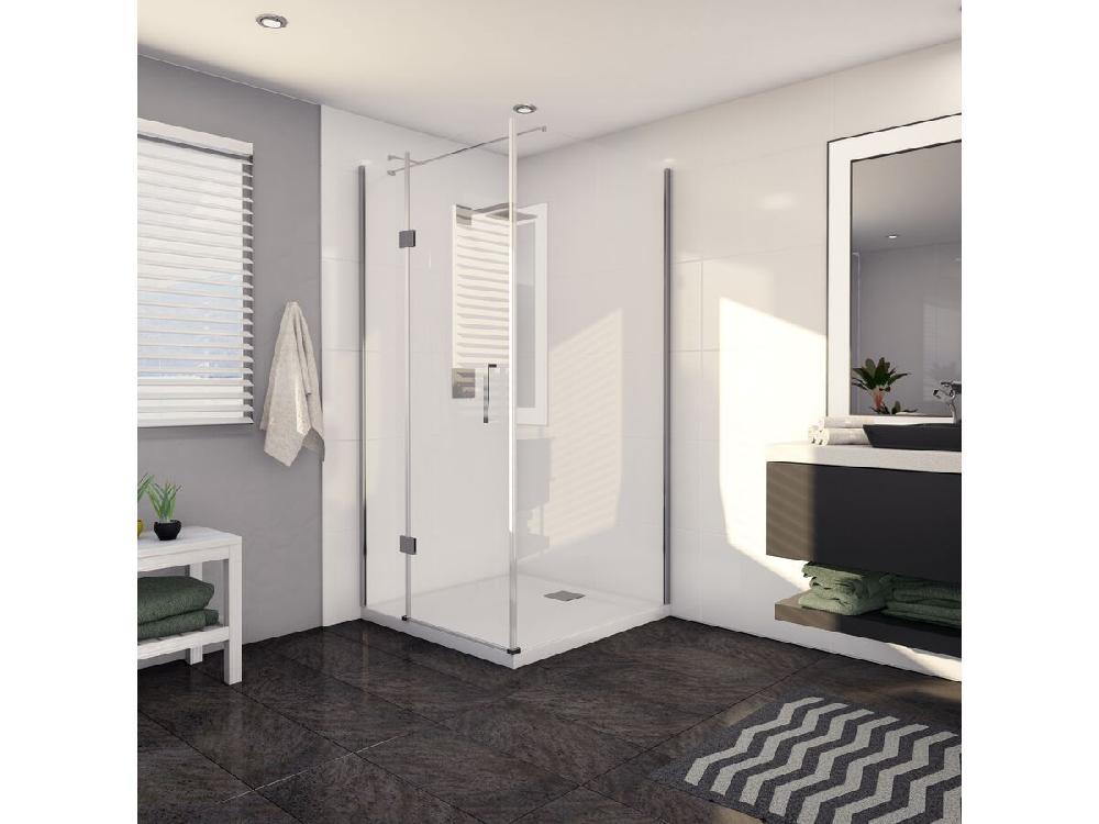 reece Kado Lux Shower System 1000mm x 1000mm Rear Outlet Chrome